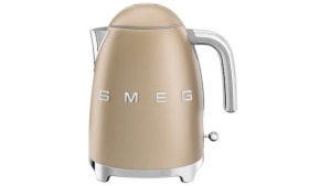 Smeg 50's Retro Style Electric Kettle - Champagne Matte KLF03CHMAU