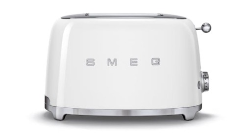 Smeg 50's Retro Style 2 Slice Toaster - White TSF01WHAU