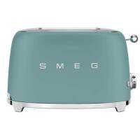 Smeg 50s Retro Style 2 Slice Toaster Emerald Green TSF01EGMAU
