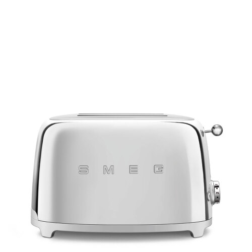 Smeg Chrome 50s Retro Style 2 Slice Toaster TSF01SSAU
