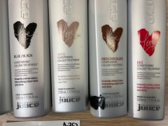 Bundle of 7 x Assorted Juice Love Conditioning Colour Treatment 220ml - 4