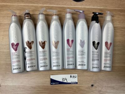 Bundle of 8 x Assorted Juice Love Conditioning Colour Treatment 220ml