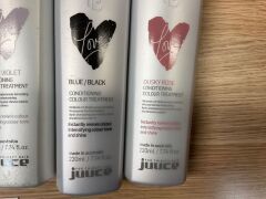 Bundle of 8 x Assorted Juice Love Conditioning Colour Treatment 220ml - 4