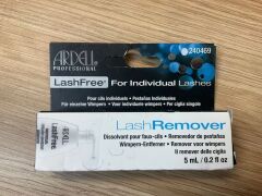 Bundle of 7 x Ardell LashFree Lash Remover 5ml & 4 Assorted Headbands - 2