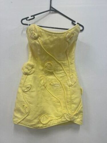 Yellow Zimmermann Strapless Mini Match Maker Dress size 0