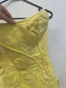 Yellow Zimmermann Strapless Mini Match Maker Dress size 0 - 2