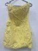 Yellow Zimmermann Strapless Mini Match Maker Dress size 0 - 4