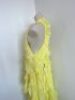 Yellow Zimmermann Wonderland Ruffle dress size 0 - 6