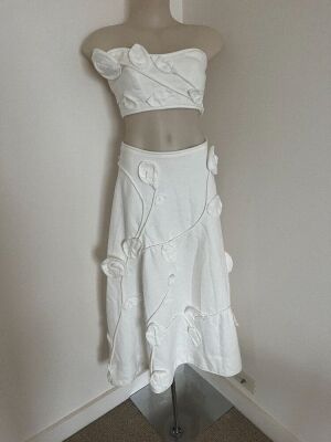 Zimmermann the Match Maker white skirt and top Size 1