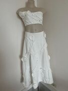 Zimmermann the Match Maker white skirt and top Size 1 - 7