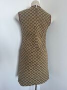 Gucci Monogram - Pattern Sleeveless Midi Dress Size 8 - 4