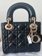 Lady Dior Bag, Black - 3
