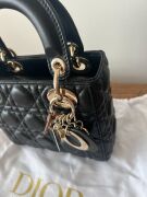 Lady Dior Bag, Black - 4