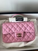 Chanel Pink Top Handle Bag - 3