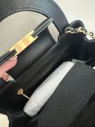 Chanel Kelly Medium Black Lambskin Bag in Black - 5