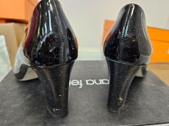Diana Ferrari Lorikeet Black Patent Size 7 - 2