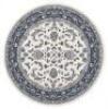 Palace 20 White Blue 150x150cm Round Rug