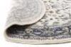 Palace 20 White Blue 150x150cm Round Rug - 2