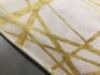 1 x Designer Rugs Rug - Bamboo & NZ Wool, Custom Lines - Size 4.35m x 4.65m - 5