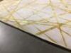 1 x Designer Rugs Rug - Bamboo & NZ Wool, Custom Lines - Size 4.35m x 4.65m - 6