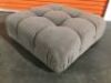 2 x Large Grey Ottomans - 7