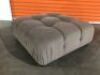 2 x Large Grey Ottomans - 8
