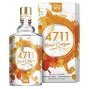 4x 4711 Remix Orange Edition Eau De Cologne 100ml