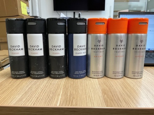 Bundle of David Beckham Spray Deodorant