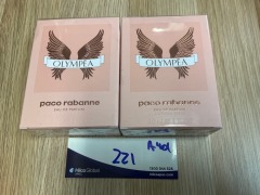 2x Paco Rabanne Olympea Eau De Parfum 30ml - 2