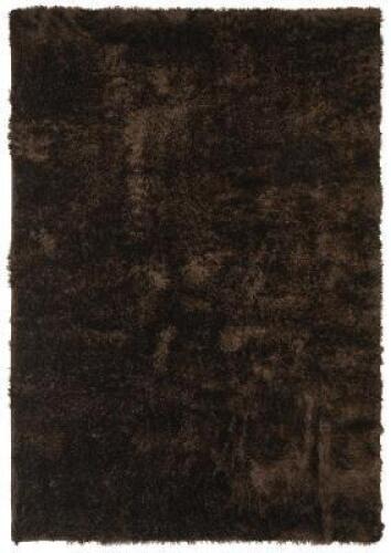 DNL Oslo Choc 85x55cm Shag & Flokati Rug