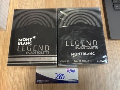 2x Mont Blanc Legend Eau De Toilette 100ml - 2