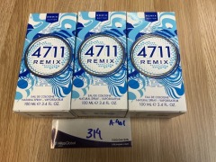 3x 4711 Remix Sparkling Island Eau De Cologne 100ml - 2