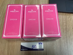 3x Agatha Dream Eau De Toilette 100ml - 2