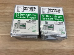 2 x Advanced Hair Clinic 30 Day Hair Loss Treatment Kit