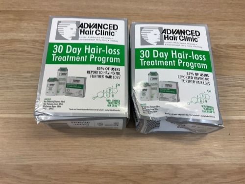 2 x Advanced Hair Clinic 30 Day Hair Loss Treatment Kit