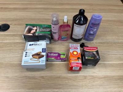 Bundle of hair accessories and Health produts