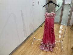 Aston Studio Rue Dress in Arisa Anthurium AU Size 6