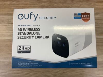 Eufy Security 4G Wirelles Standalone Security Camera 2K HD