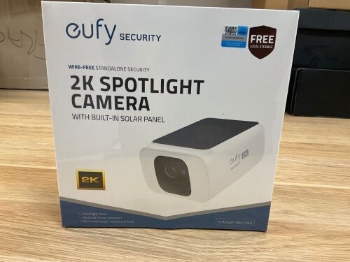Eufy Security EufyCam Solo S40 Spotlight 2K Solar (Wireless)