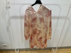 Vila Vitie L/S Dress Misty Rose /Tie Dye size: 34 Euro  - 2