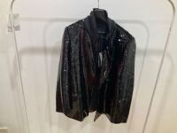 Country Road Womansbalck Sequin Blazer