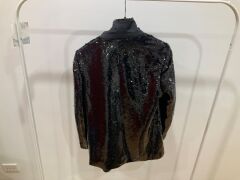 Country Road Womansbalck Sequin Blazer - 2