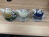 3 x Floral Garden&nbsp;Collection Tea for One Tea Set&nbsp; - 2
