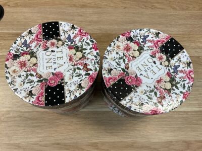 2 x Floral Garden Collection Tea for One Tea Set 