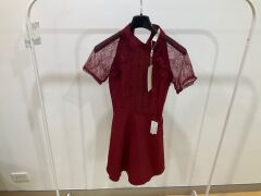 Liquorish Online Maroon Minidress