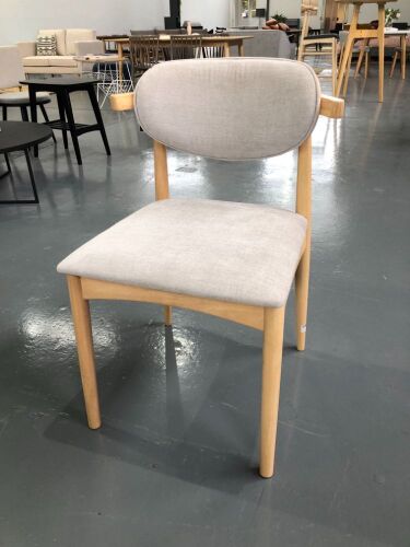 2 x Florina Dining Chairs - Grey