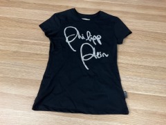 Philipp Plein T-Shirt Sexy Pure with Crystals, Black, Size M WTK2534 - 2