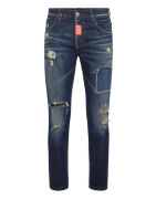 Philipp Plein Skinny Denim Jeans, Blue, Size 38(AU) MDT3044