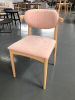 2 x Florina Dining Chairs - Pink
