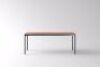 1 x Tana Dining Table - Seats 6 - Black/Brown
